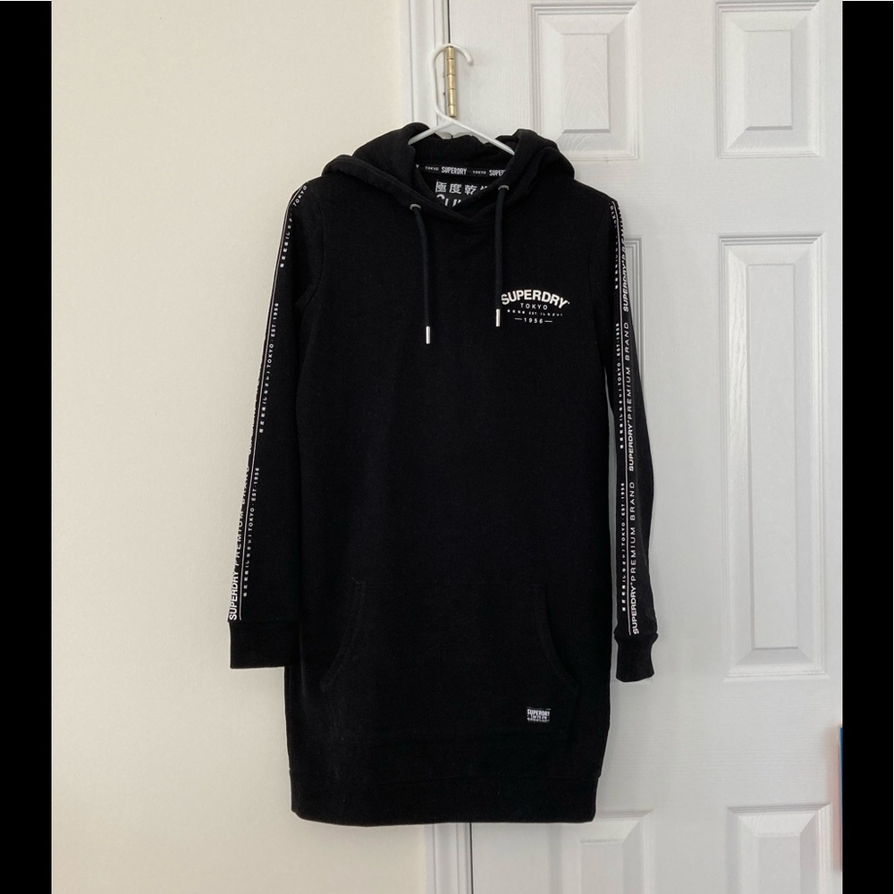 Superdry hoodie dress with pockets